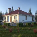 план дома 2 спальни